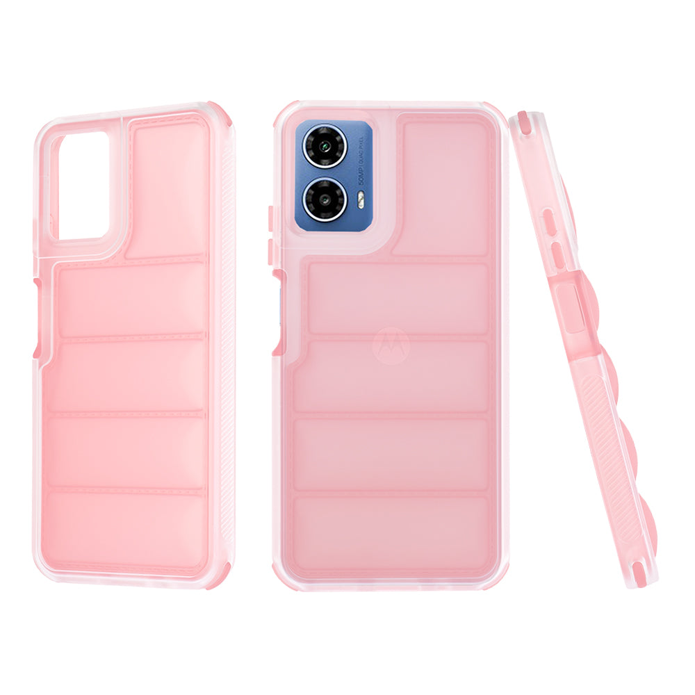 Capa para Motorola Moto G45 / G34, Techsuit, Wave Shield, Rosa