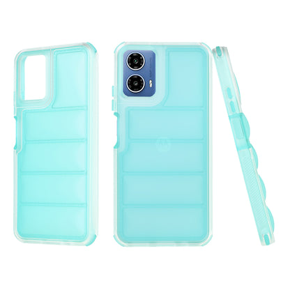 Capa para Motorola Moto G45 / G34, Techsuit, Wave Shield, Turquesa
