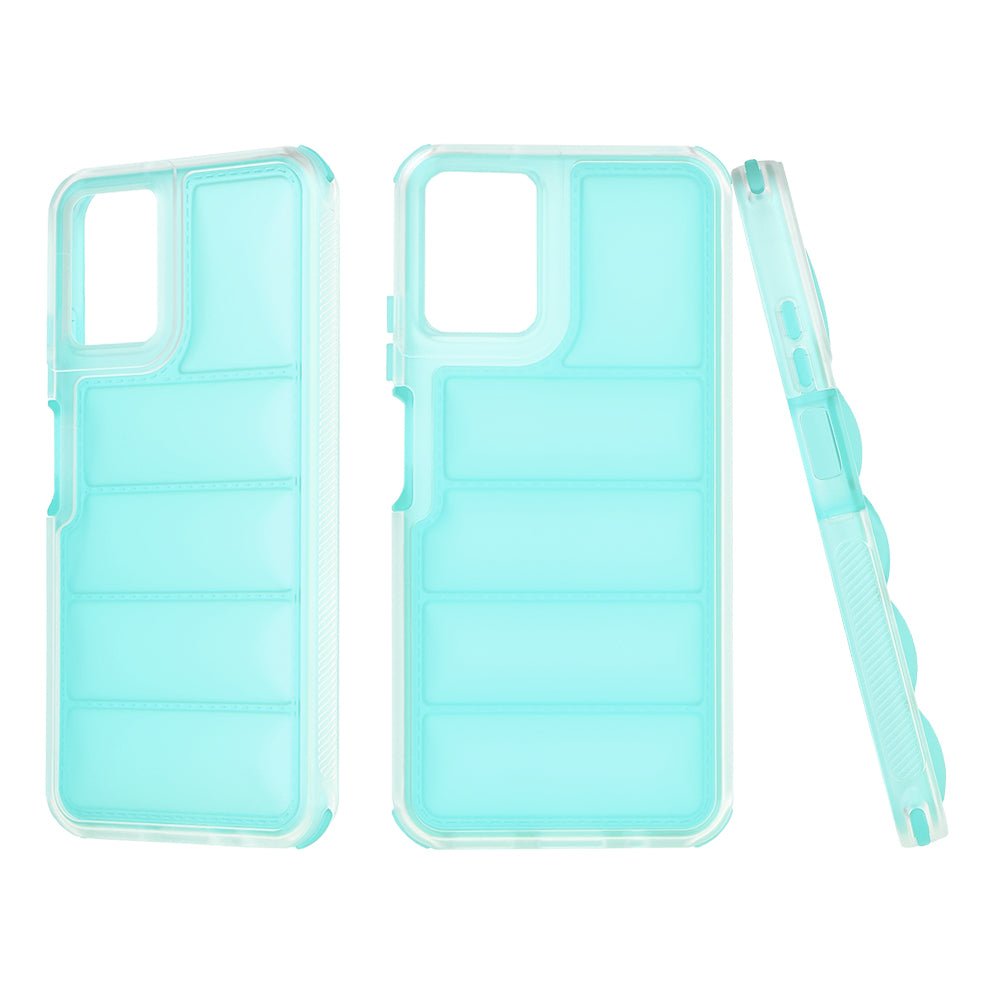 Capa para Motorola Moto G45 / G34, Techsuit, Wave Shield, Turquesa