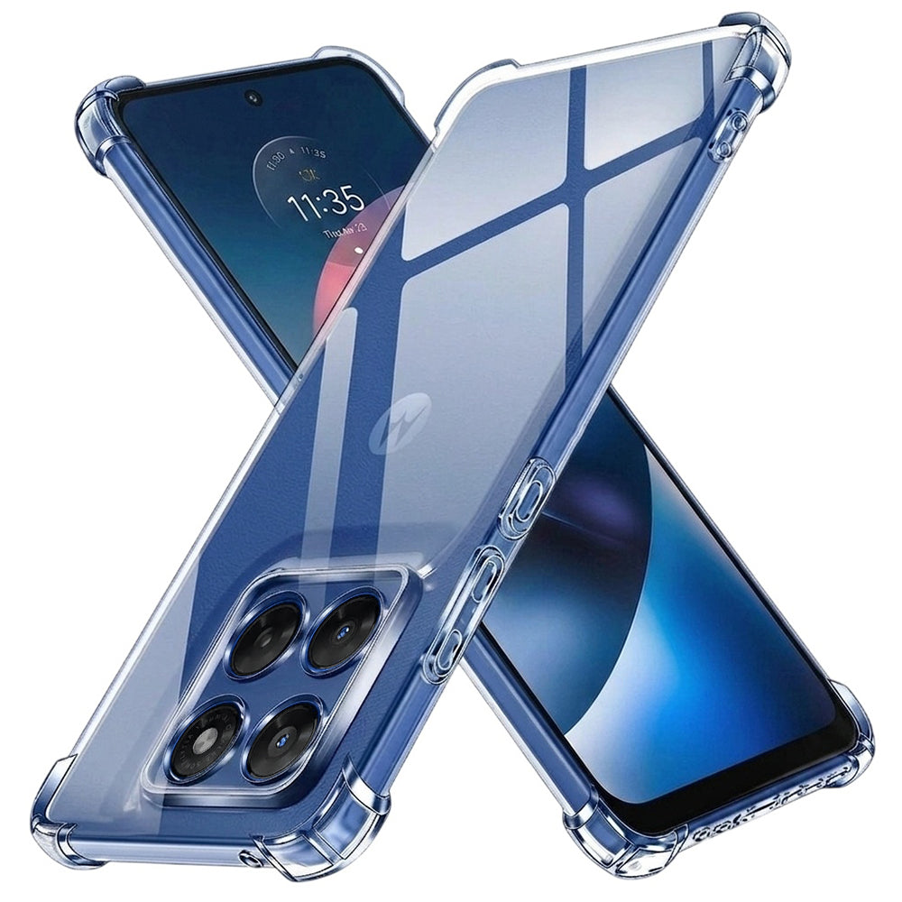 Capa para Motorola Moto G47 / G37 Power / G37, Techsuit, Transparente Antichoque