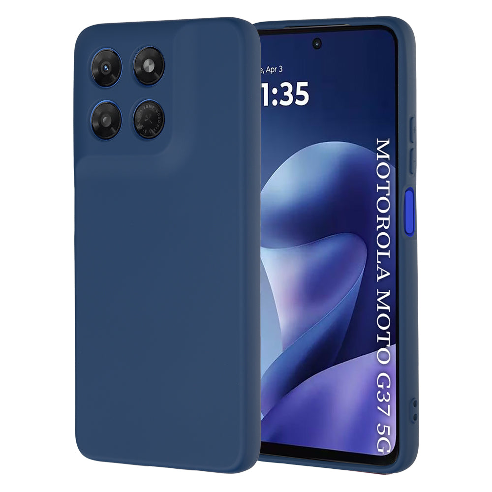 Capa para Motorola Moto G47 / G37 Power / G37, Techsuit, SoftFlex, Azul Marinho