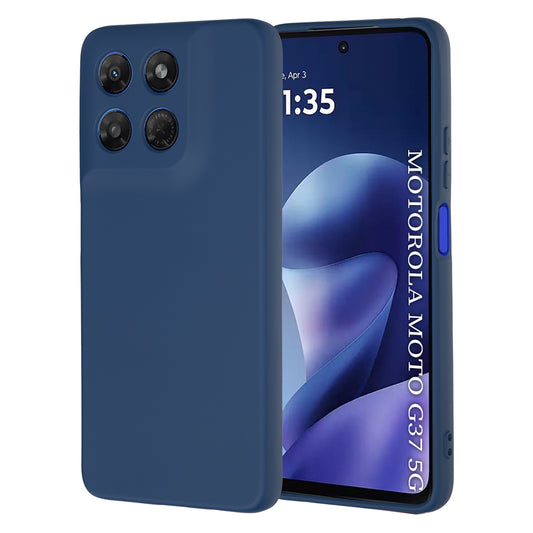 Capa para Motorola Moto G47 / G37 Power / G37, Techsuit, SoftFlex, Azul Marinho