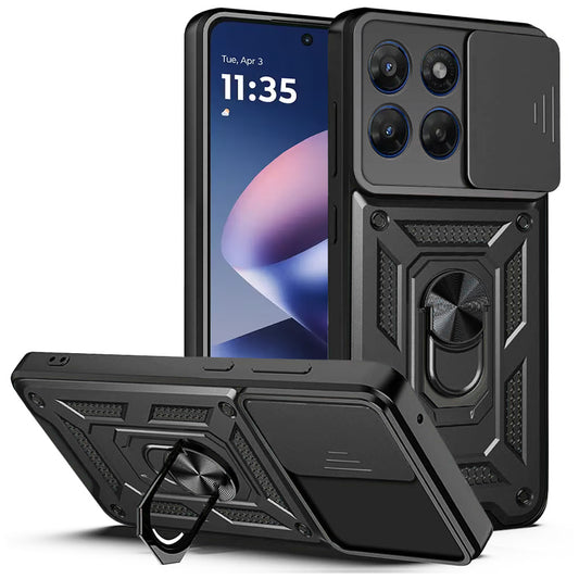 Capa para Motorola Moto G47 / G37, Techsuit, CamShield, Preta