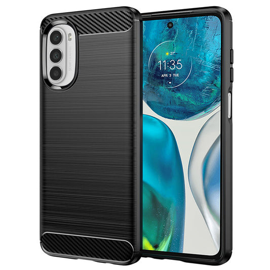 Capa para Motorola Moto G52 / G82, Techsuit, Carbono, Preta