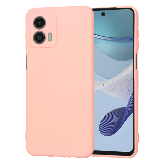 Capa para Motorola Moto G53, Techsuit, SoftFlex, Rosa Claro