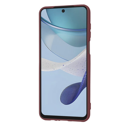 Capa para Motorola Moto G53, Techsuit, SoftFlex, Vinho
