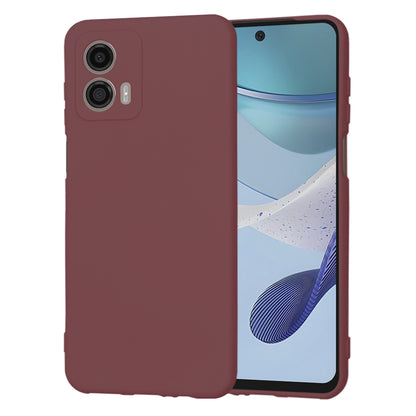 Capa para Motorola Moto G53, Techsuit, SoftFlex, Vinho