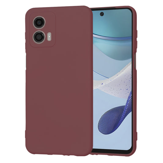 Capa para Motorola Moto G53, Techsuit, SoftFlex, Vinho