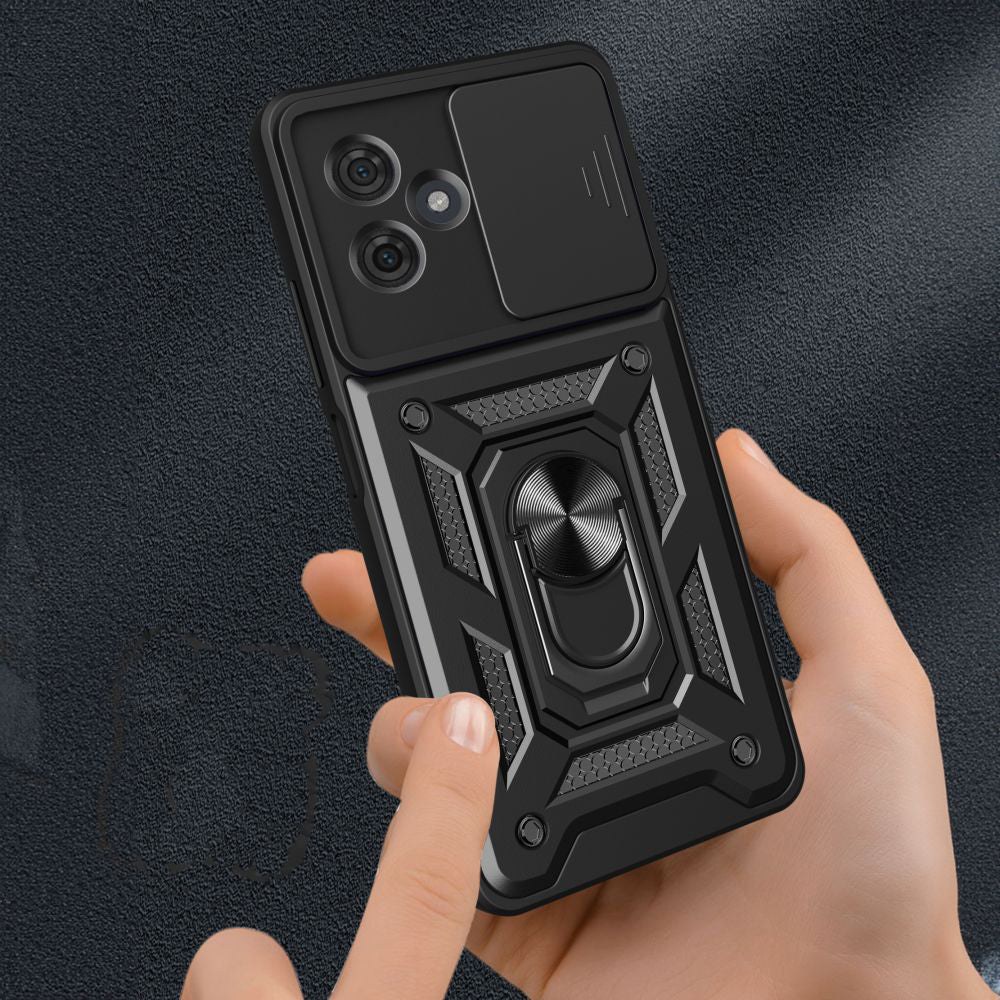 Capa para Motorola Moto G54, Techsuit, CamShield, Preta