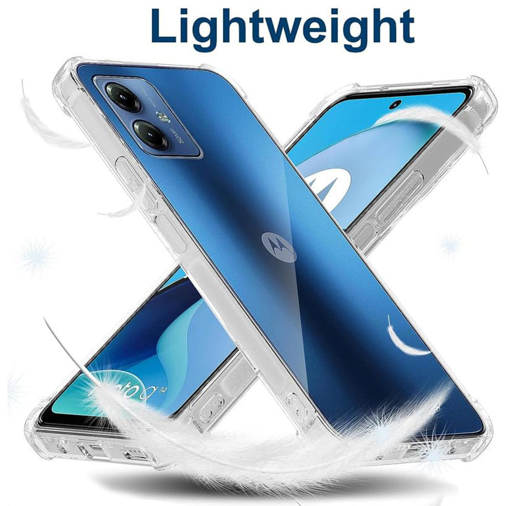 Capa para Motorola Moto G54, Techsuit, Shockproof Clear, Transparente