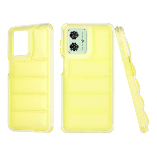 Capa para Motorola Moto G54, Techsuit, Wave Shield, Amarela
