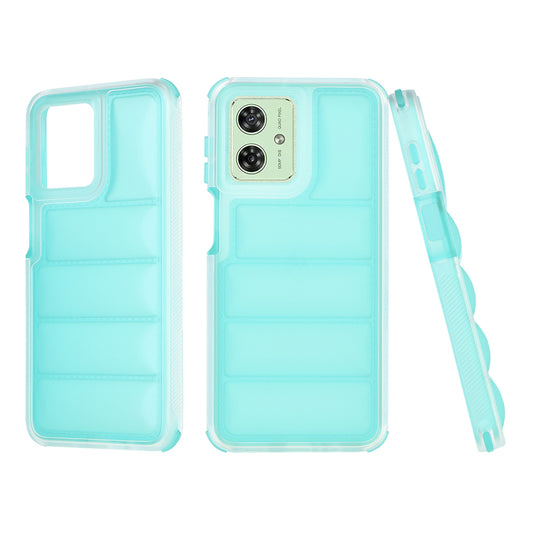 Capa para Motorola Moto G54, Techsuit, Wave Shield, Turquesa