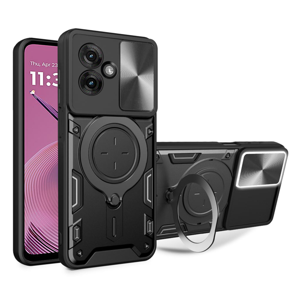 Capa para Motorola Moto G55, Techsuit, CamGuard Pro, Preta