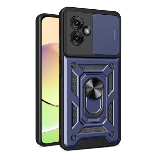 Capa para Motorola Moto G55, Techsuit, CamShield, Azul