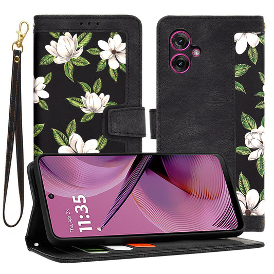 Capa para Motorola Moto G55, Techsuit, FlipCraft, Preta