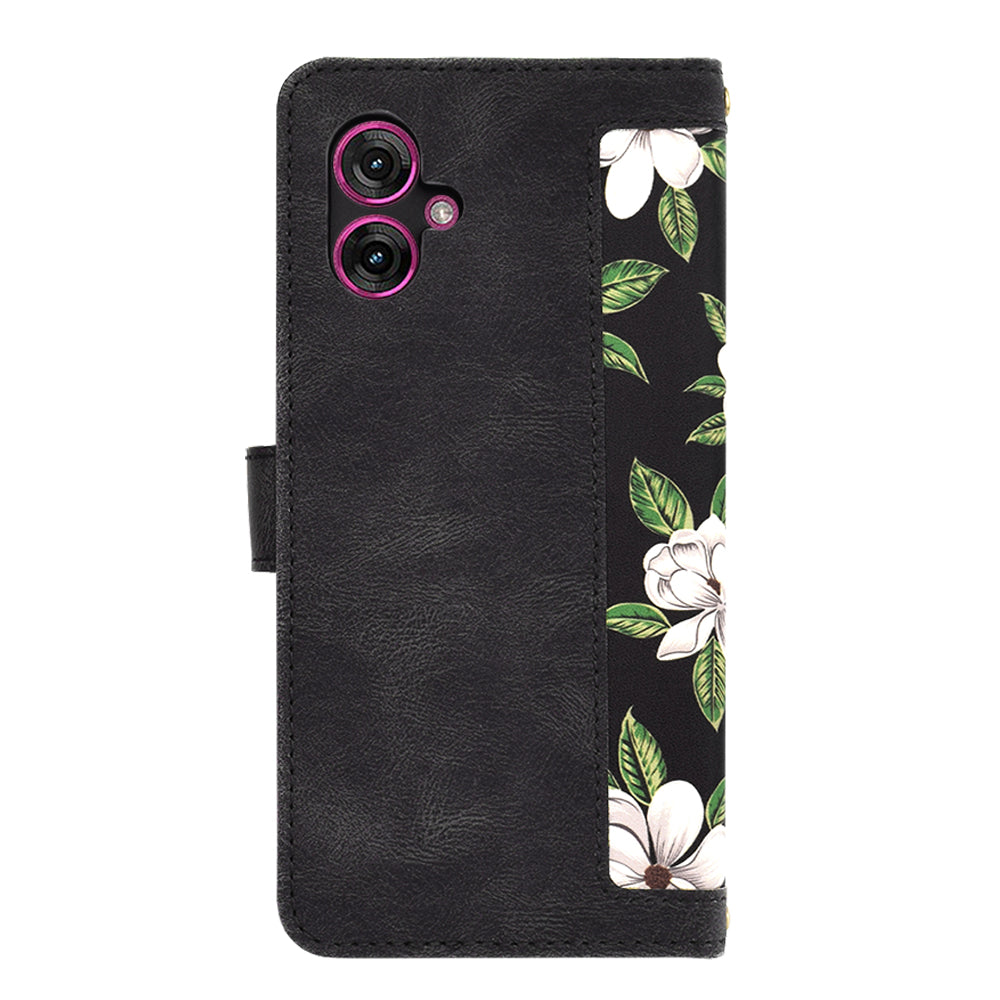 Capa para Motorola Moto G55, Techsuit, FlipCraft, Preta