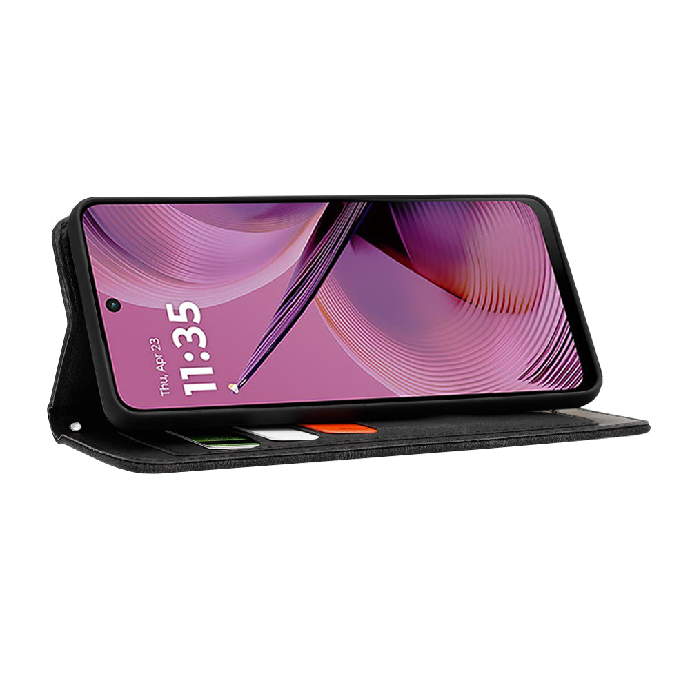 Capa para Motorola Moto G55, Techsuit, FlipCraft, Preta