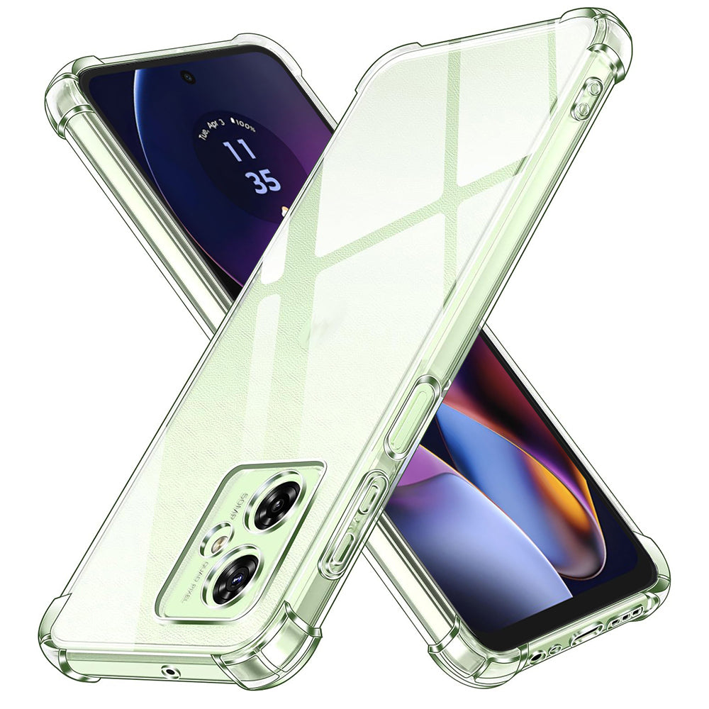 Capa para Motorola Moto G55, Techsuit, Shockproof Clear, Transparente