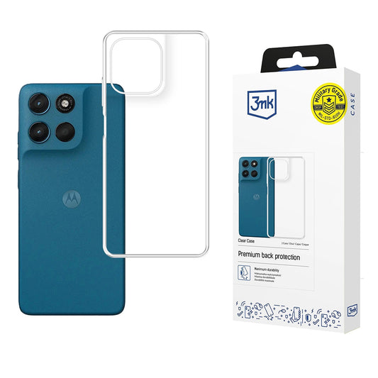 Capa para Motorola Moto G57 Power, 3MK, Transparente, Transparente