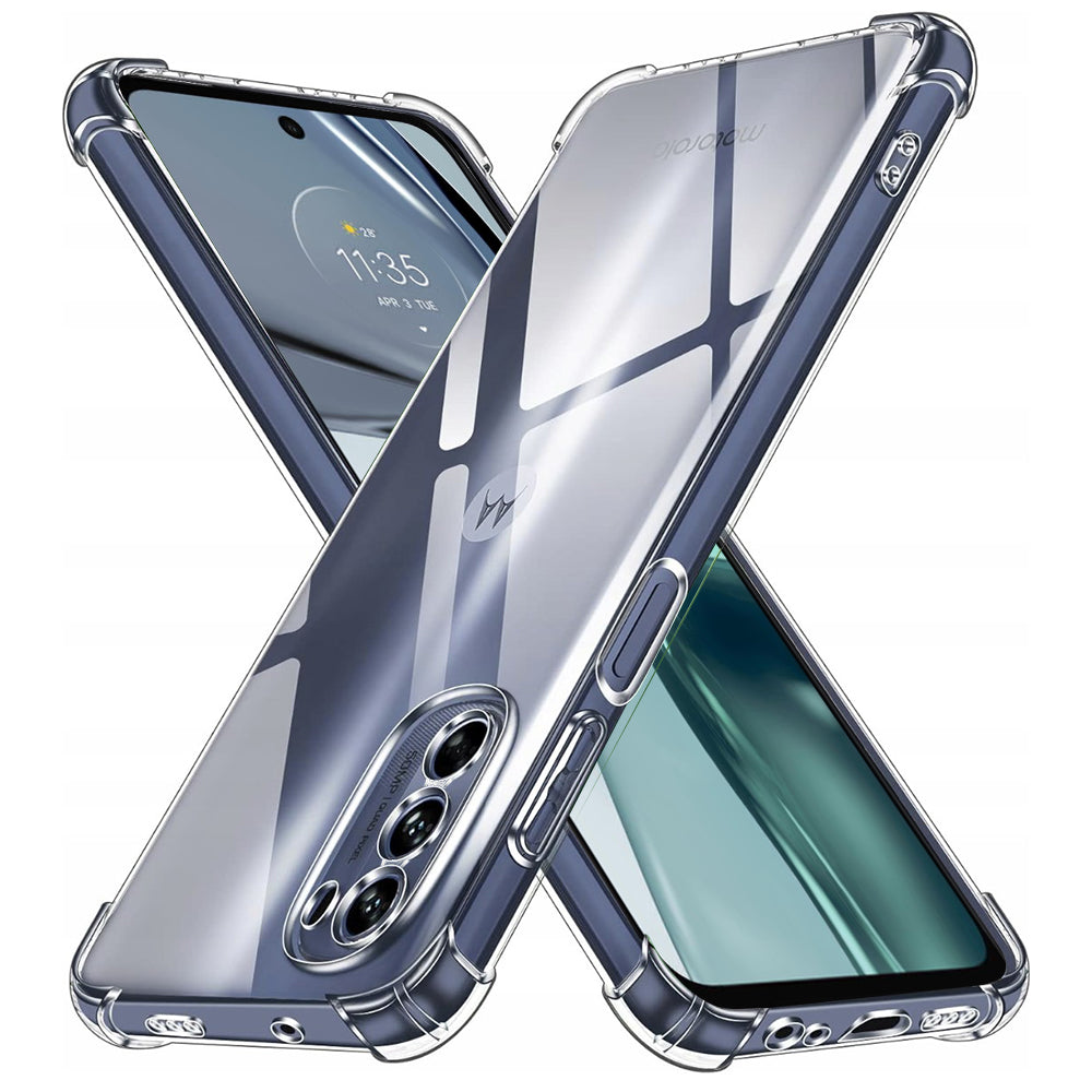 Capa para Motorola Moto G62 5G, Techsuit, Shockproof Clear, Transparente