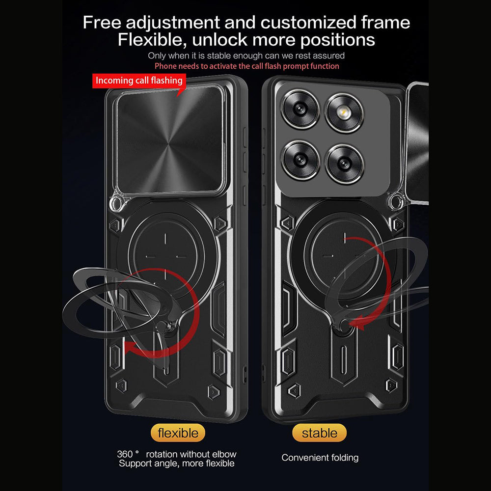 Capa para Motorola Moto G67 Power / G57 Power, Techsuit, CamGuard Pro, Preta