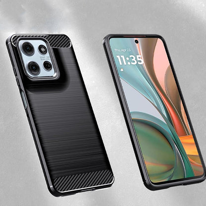 Capa para Motorola Moto G67 Power / G57 Power, Techsuit, Carbono, Preta