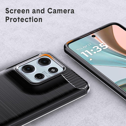 Capa para Motorola Moto G67 Power / G57 Power, Techsuit, Carbono, Preta