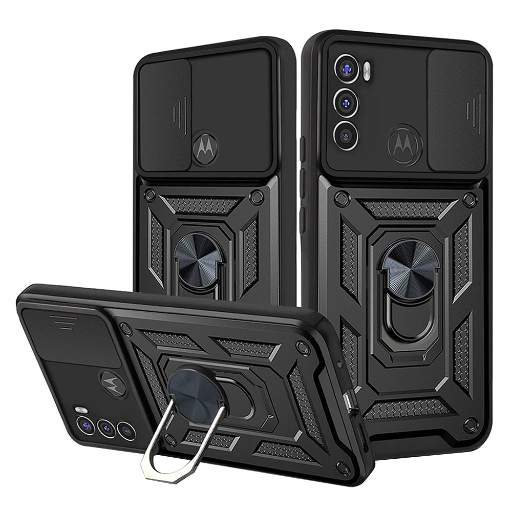 Capa para Motorola Moto G71 5G, Techsuit, CamShield, Preta