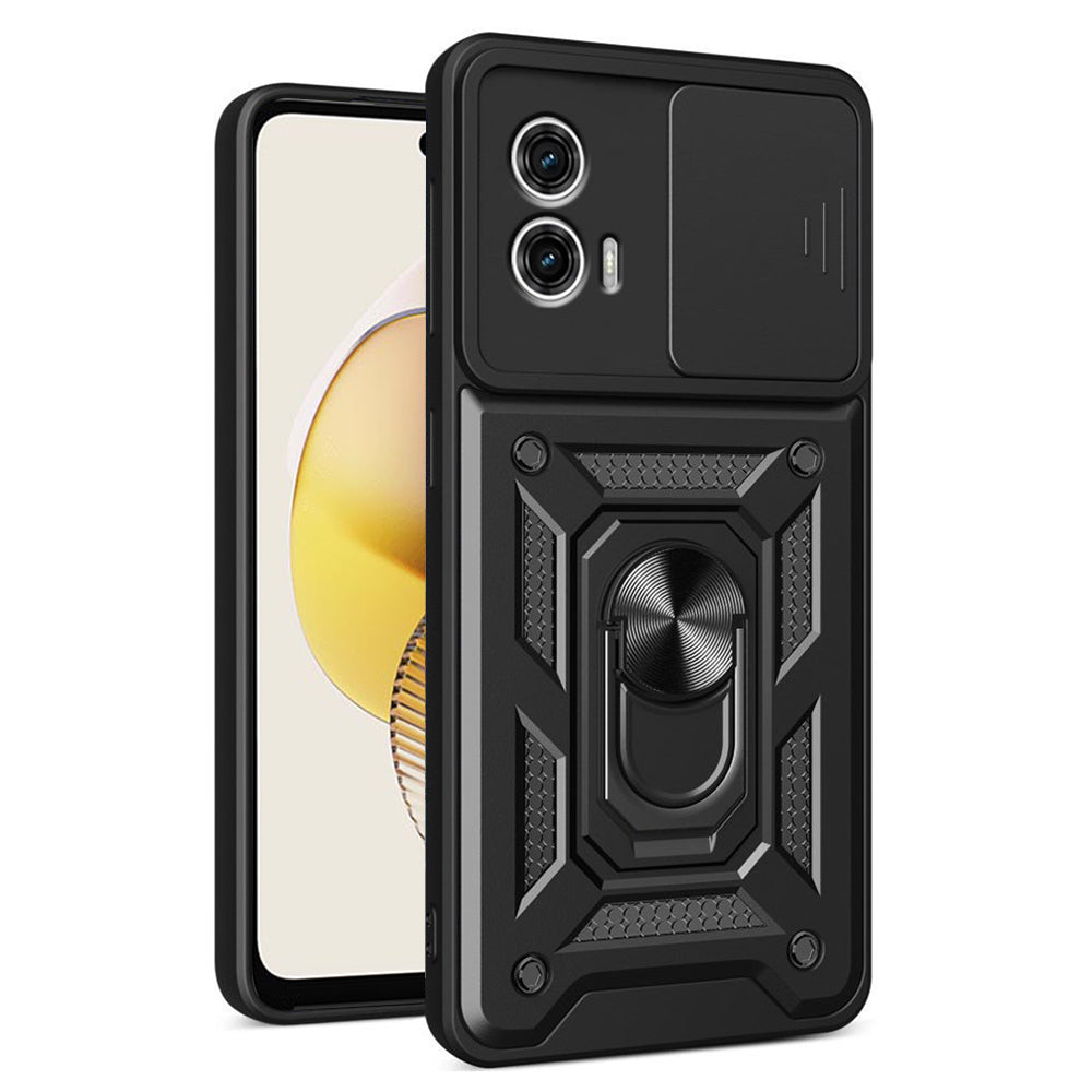 Capa para Motorola Moto G73, Techsuit, CamShield, Preta