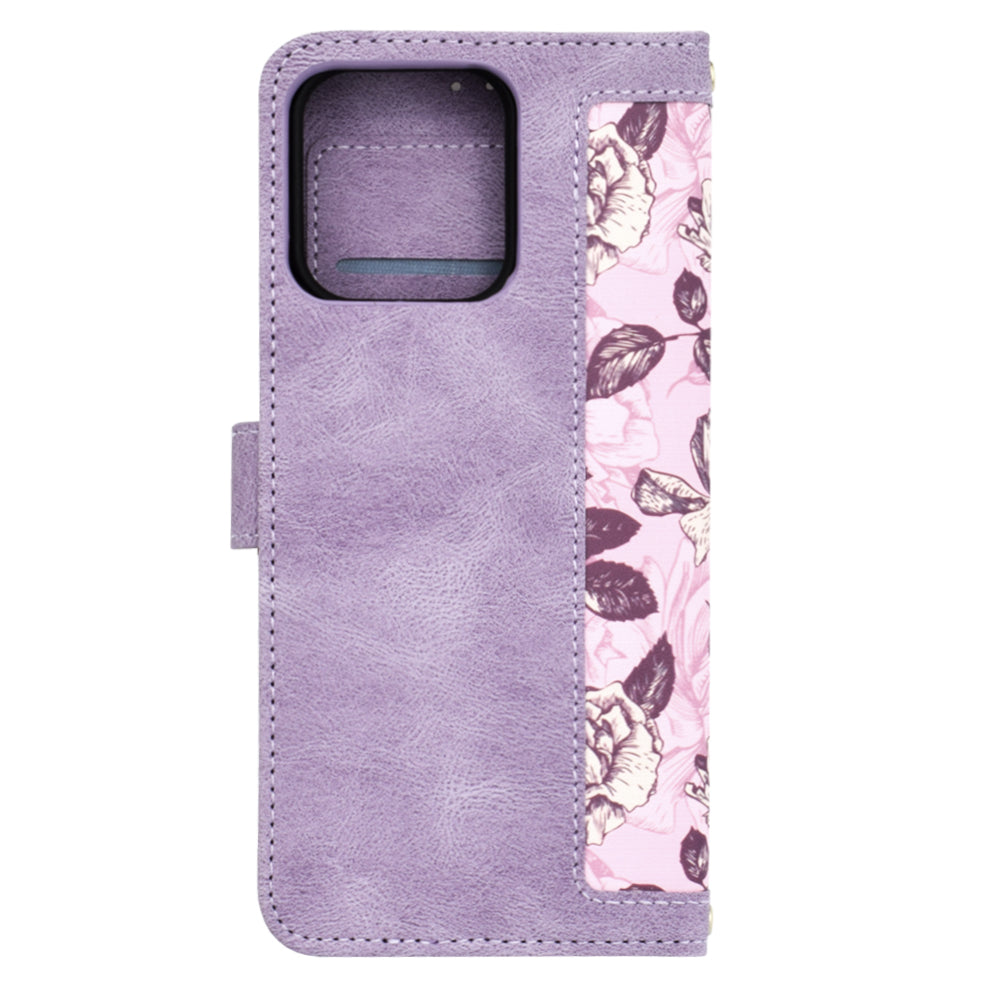 Capa para Motorola Moto G75, Techsuit, FlipCraft, Roxo