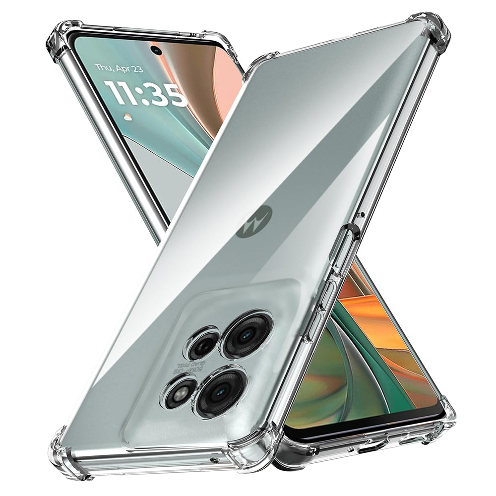 Capa para Motorola Moto G75, Techsuit, Shockproof Clear, Transparente