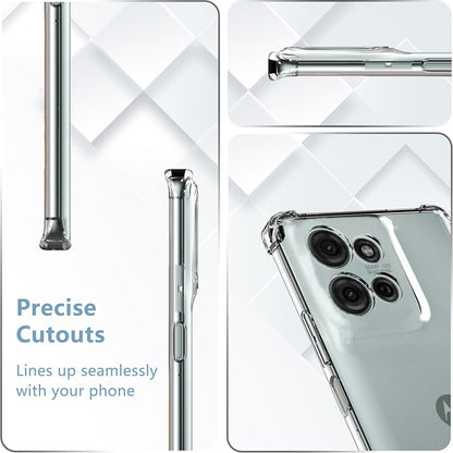 Capa para Motorola Moto G75, Techsuit, Shockproof Clear, Transparente
