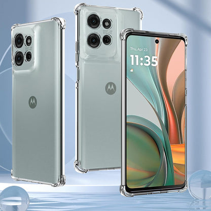 Capa para Motorola Moto G75, Techsuit, Shockproof Clear, Transparente