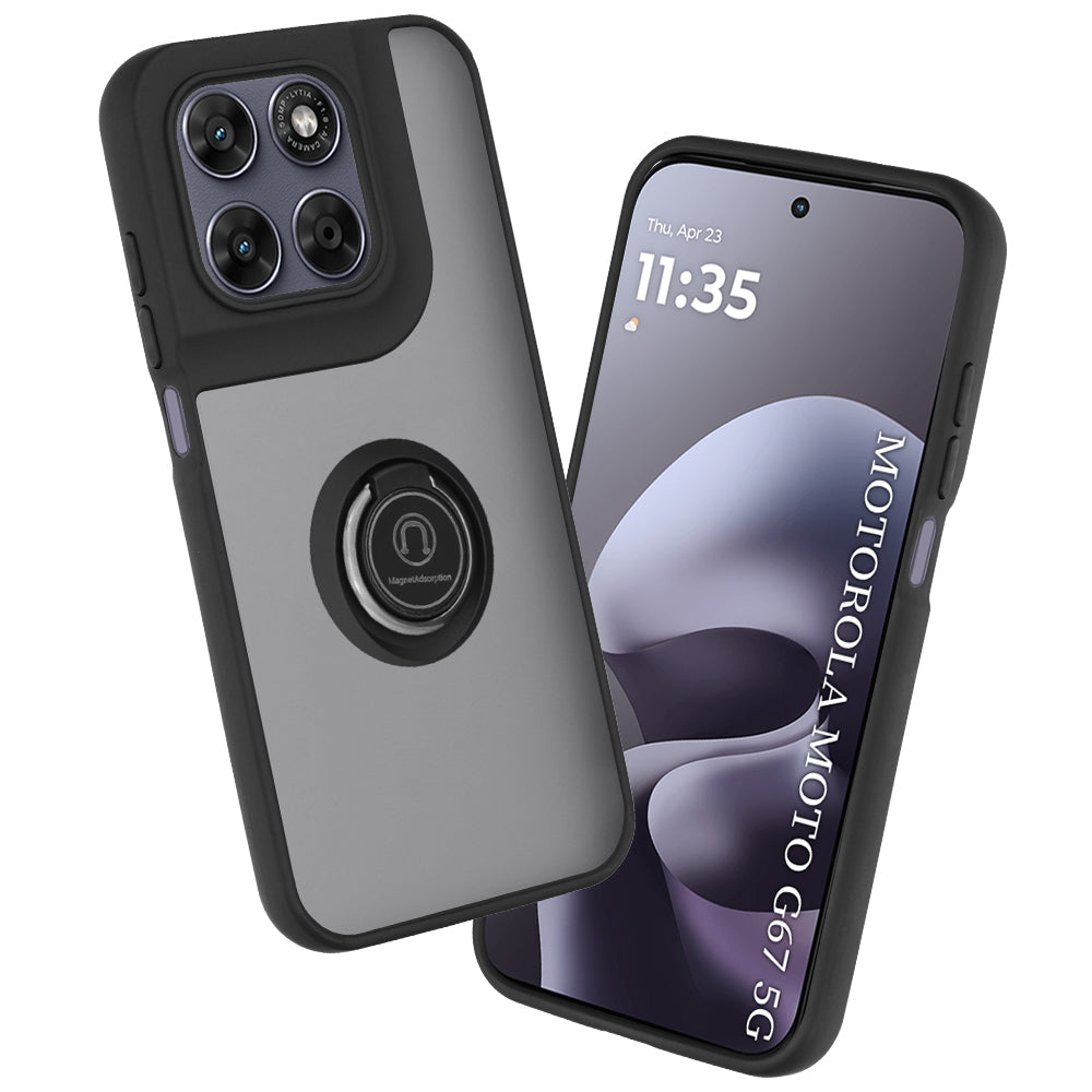 Capa para Motorola Moto G77 / G67, Techsuit, Glinth, Preta