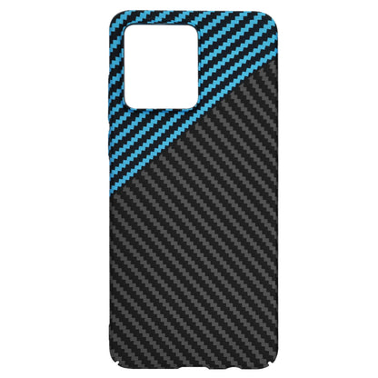 Capa para Motorola Moto G84, Techsuit, Carbonite FiberShell, Preto Azul