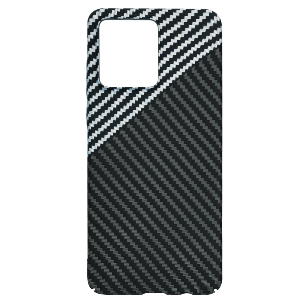 Capa para Motorola Moto G84, Techsuit, Carbonite FiberShell, Preto Cinzento