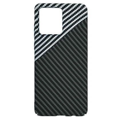 Capa para Motorola Moto G84, Techsuit, Carbonite FiberShell, Preto Cinzento
