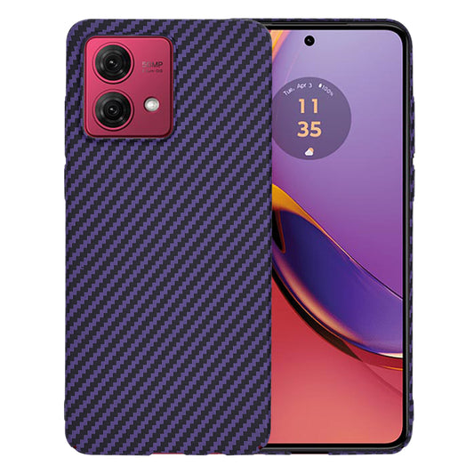 Capa para Motorola Moto G84, Techsuit, Carbonite FiberShell, Roxo