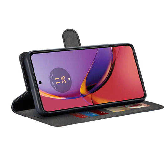 Capa para Motorola Moto G84, Techsuit, Diary Book, Preta