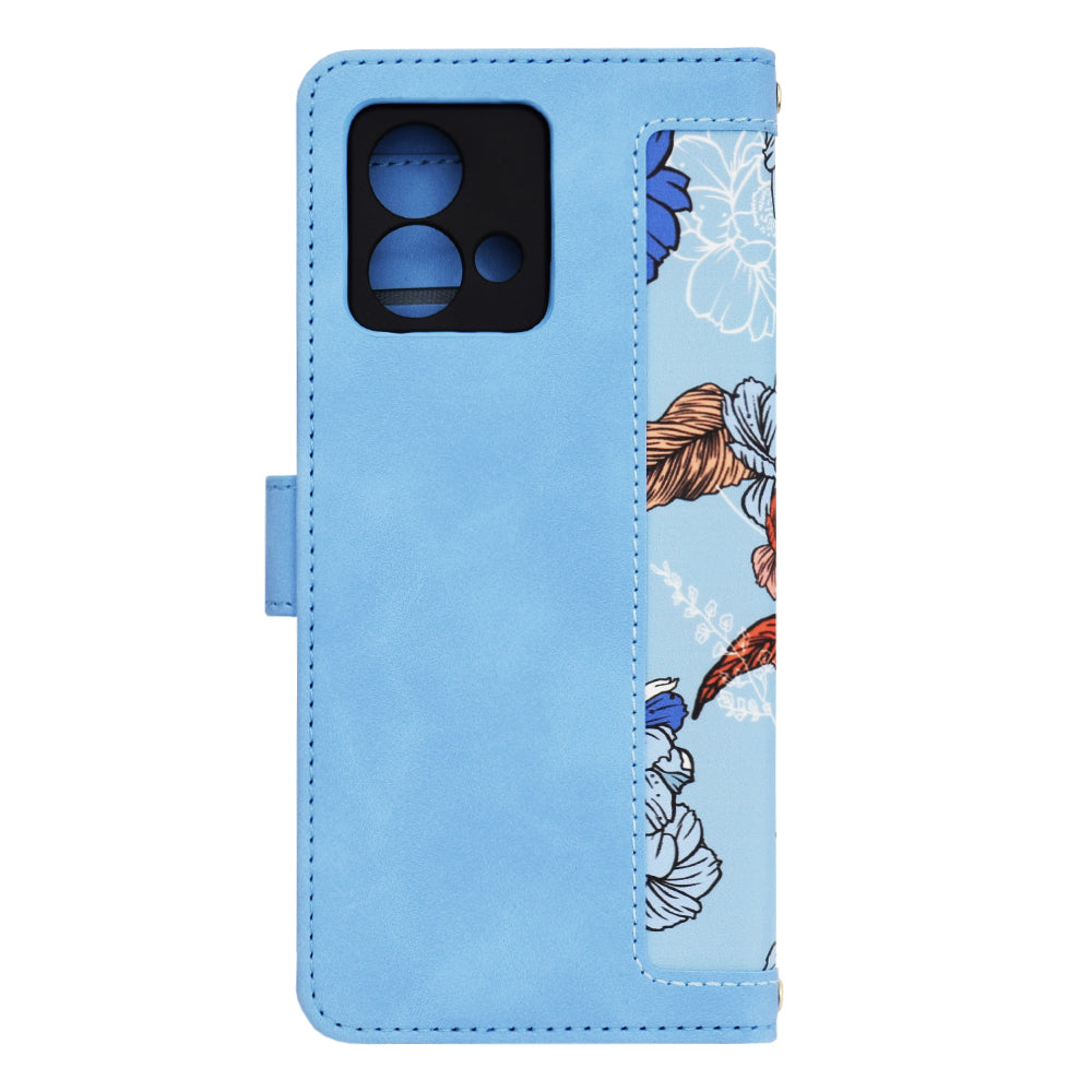 Capa para Motorola Moto G84, Techsuit, FlipCraft, Azul