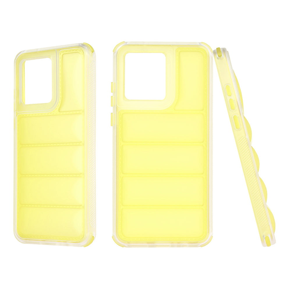 Capa para Motorola Moto G84, Techsuit, Wave Shield, Amarela