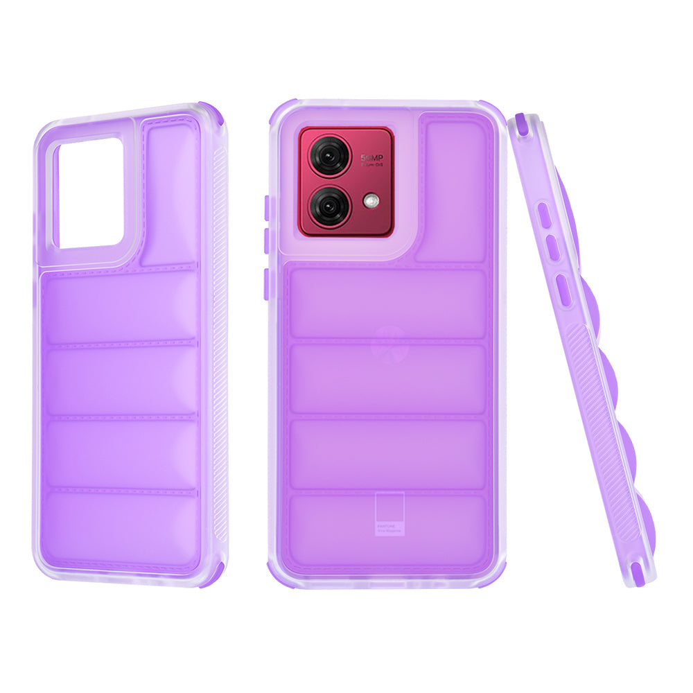 Capa para Motorola Moto G84, Techsuit, Wave Shield, Roxo