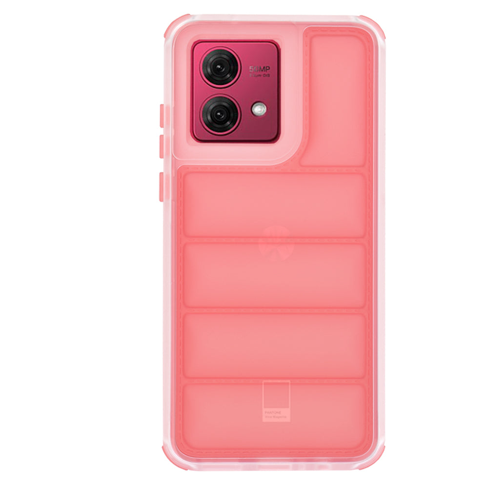 Capa para Motorola Moto G84, Techsuit, Wave Shield, Vermelha