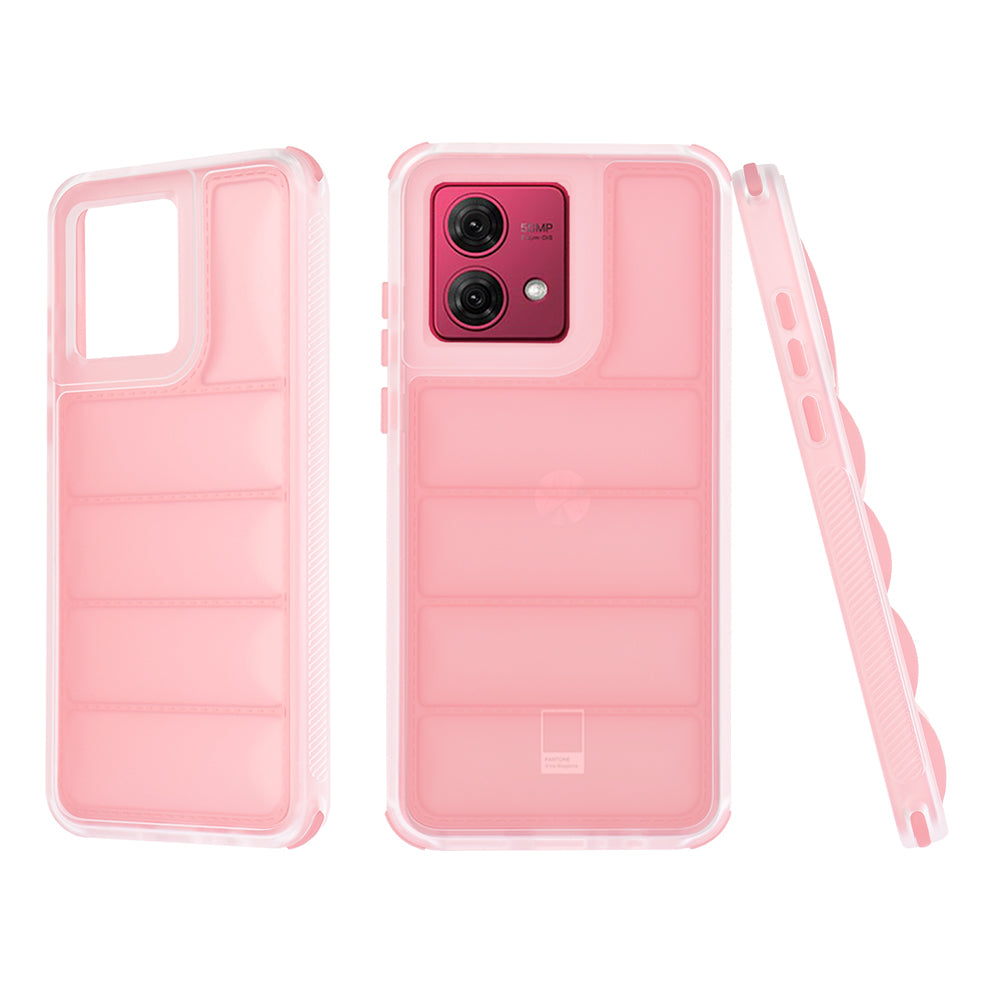 Capa para Motorola Moto G84, Techsuit, Wave Shield, Rosa