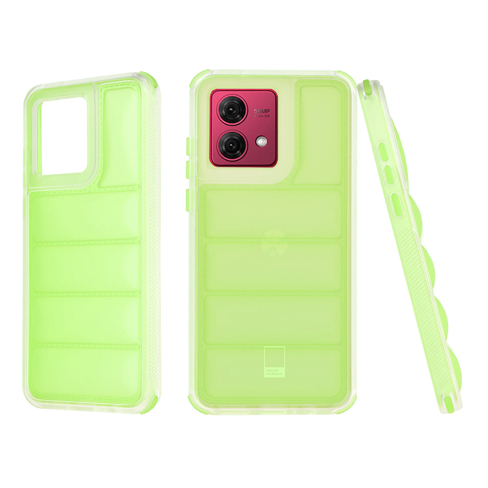 Capa para Motorola Moto G84, Techsuit, Wave Shield, Verde