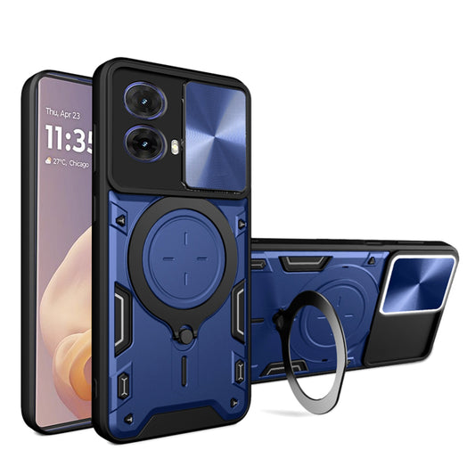 Capa para Motorola Moto G85, Techsuit, CamGuard Pro, Azul