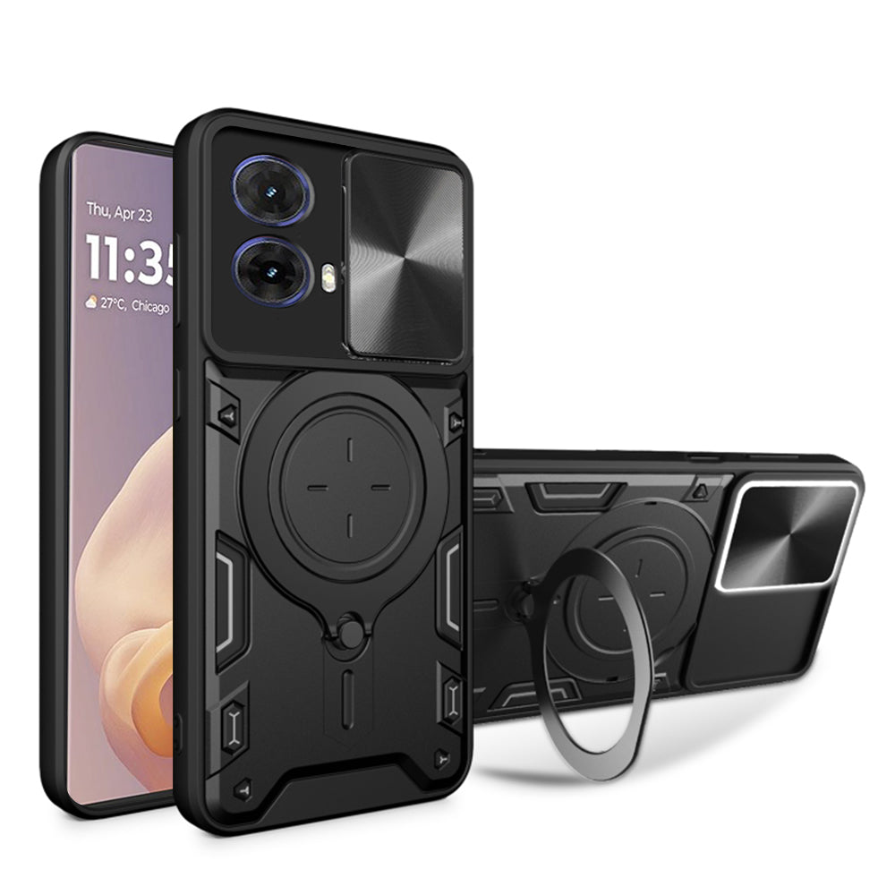 Capa para Motorola Moto G85, Techsuit, CamGuard Pro, Preta