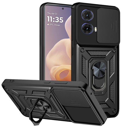 Capa para Motorola Moto G85, Techsuit, CamShield, Preta