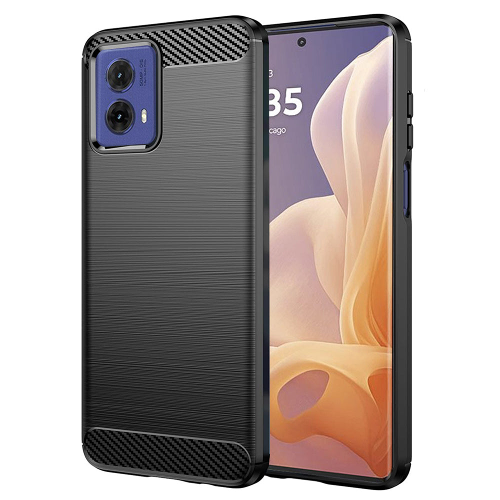 Capa para Motorola Moto G85, Techsuit, Carbono, Preta