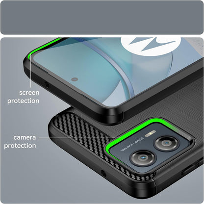 Capa para Motorola Moto G85, Techsuit, Carbono, Preta